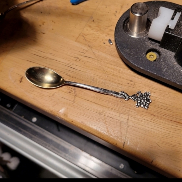 1885 Tiffany & Co. Forget Me Not Spoon Ring in Sterling(Spoon by T&Co.) #4 - Picture 16 of 17